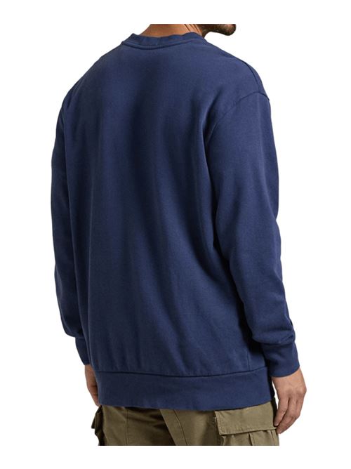 Felpa da uomo girocollo, colore navy POLO RALPH LAUREN | 710916689017